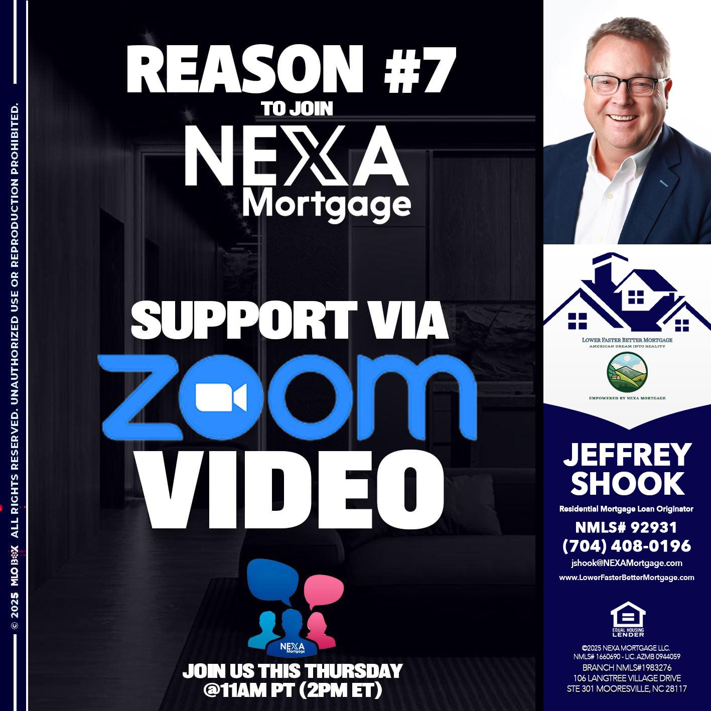 REASON 7 - Jeffrey Shook -Residential Mortgage Loan Originator