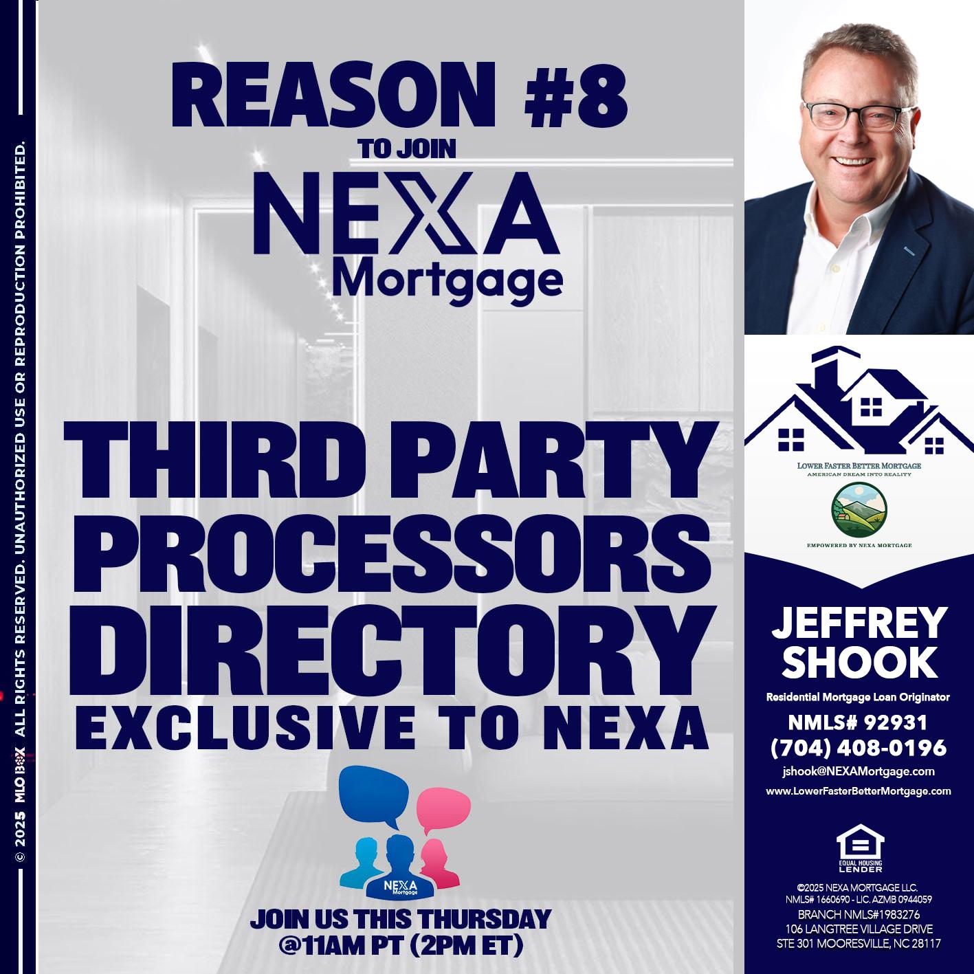 REASON 8 - Jeffrey Shook -Residential Mortgage Loan Originator