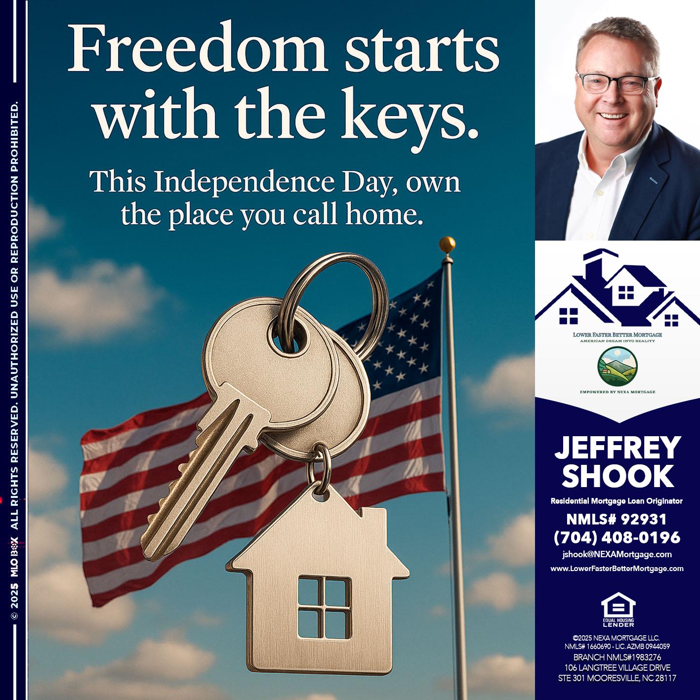 FREEDOM STARTS - Jeffrey Shook -Residential Mortgage Loan Originator