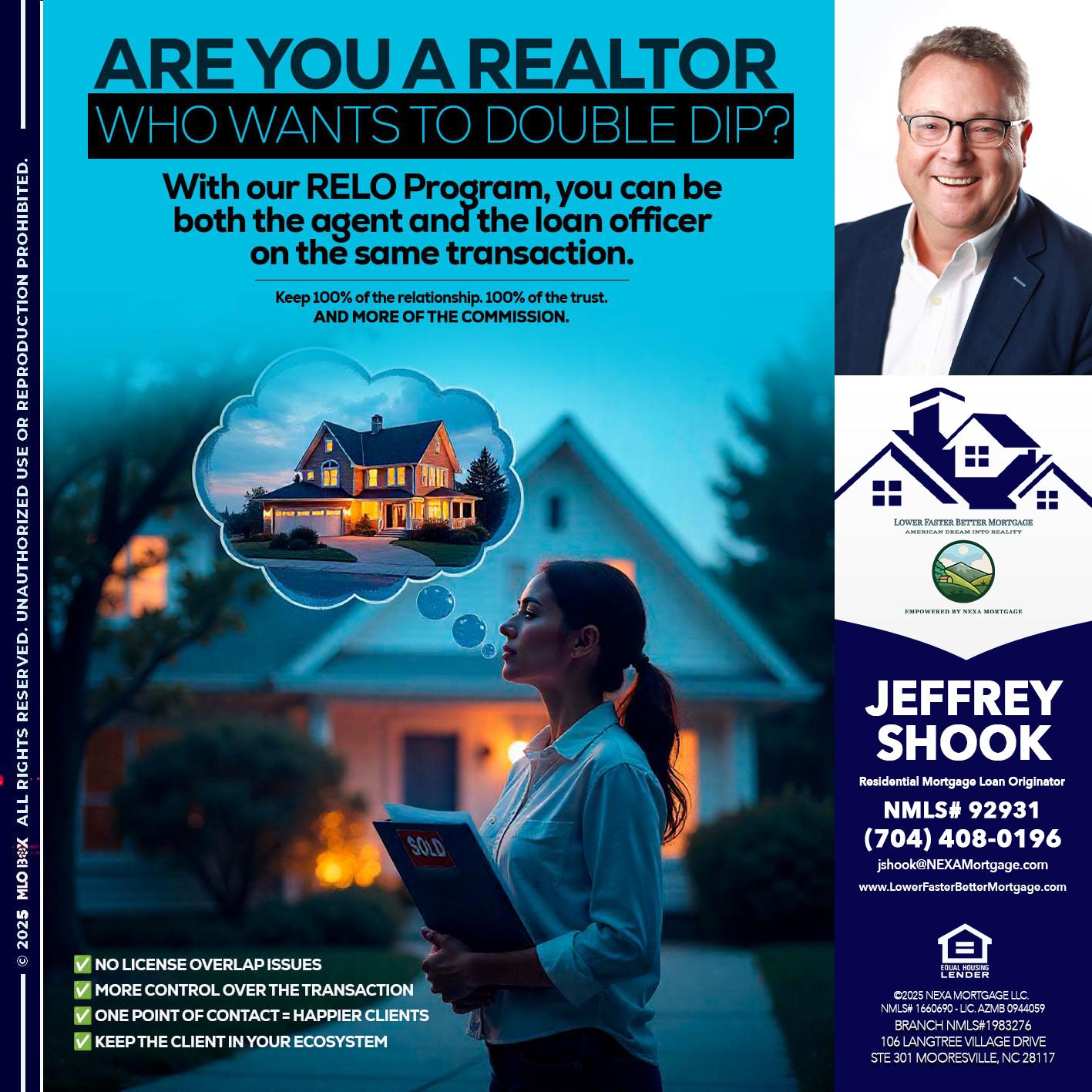 Are you a Realtor? - Jeffrey Shook -Residential Mortgage Loan Originator
