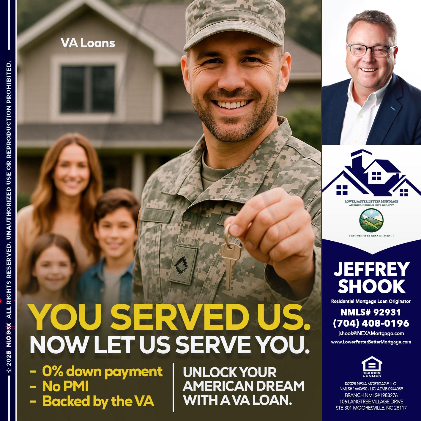YOU DESERVED - Jeffrey Shook -Residential Mortgage Loan Originator