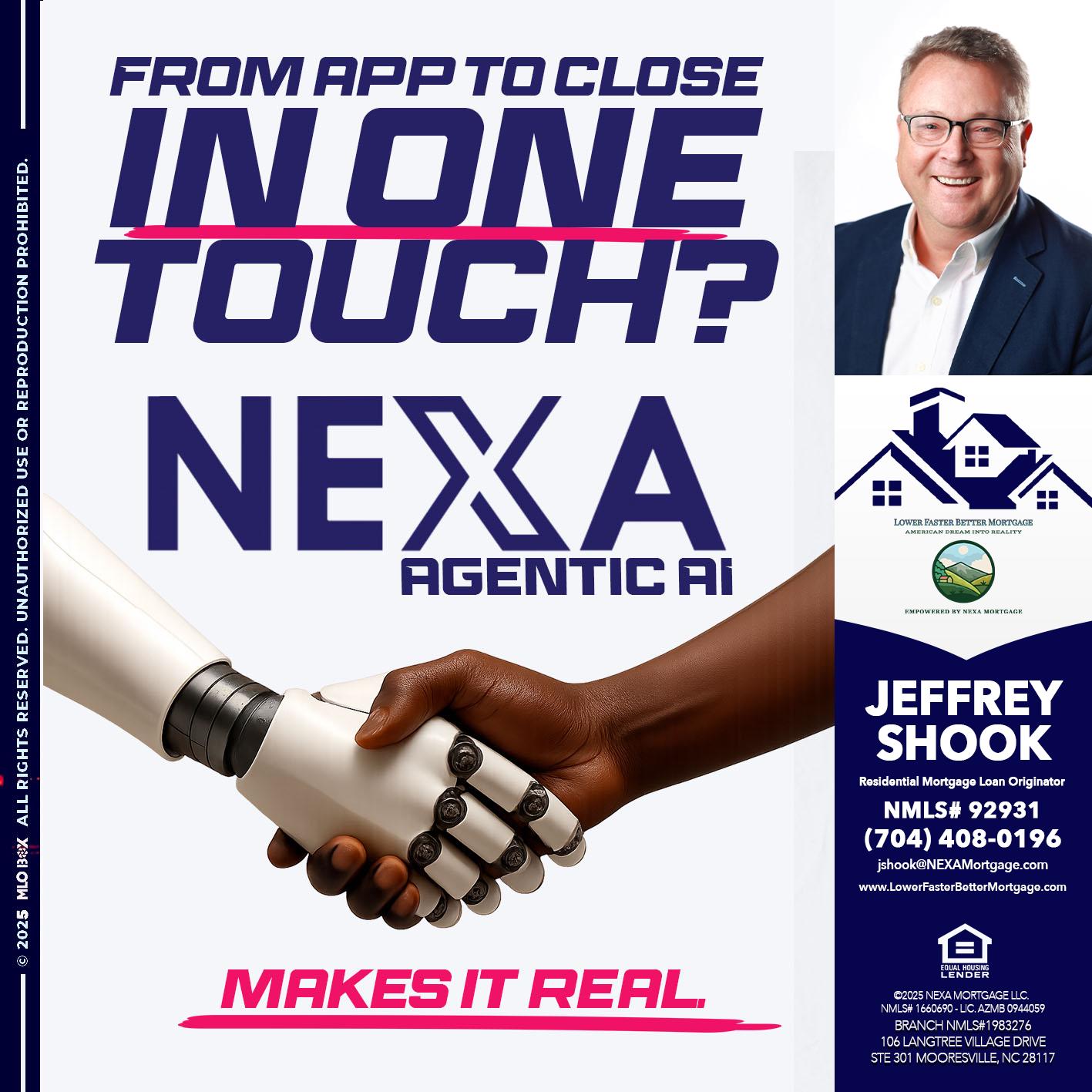 IN ONE TOUCH - Jeffrey Shook -Residential Mortgage Loan Originator