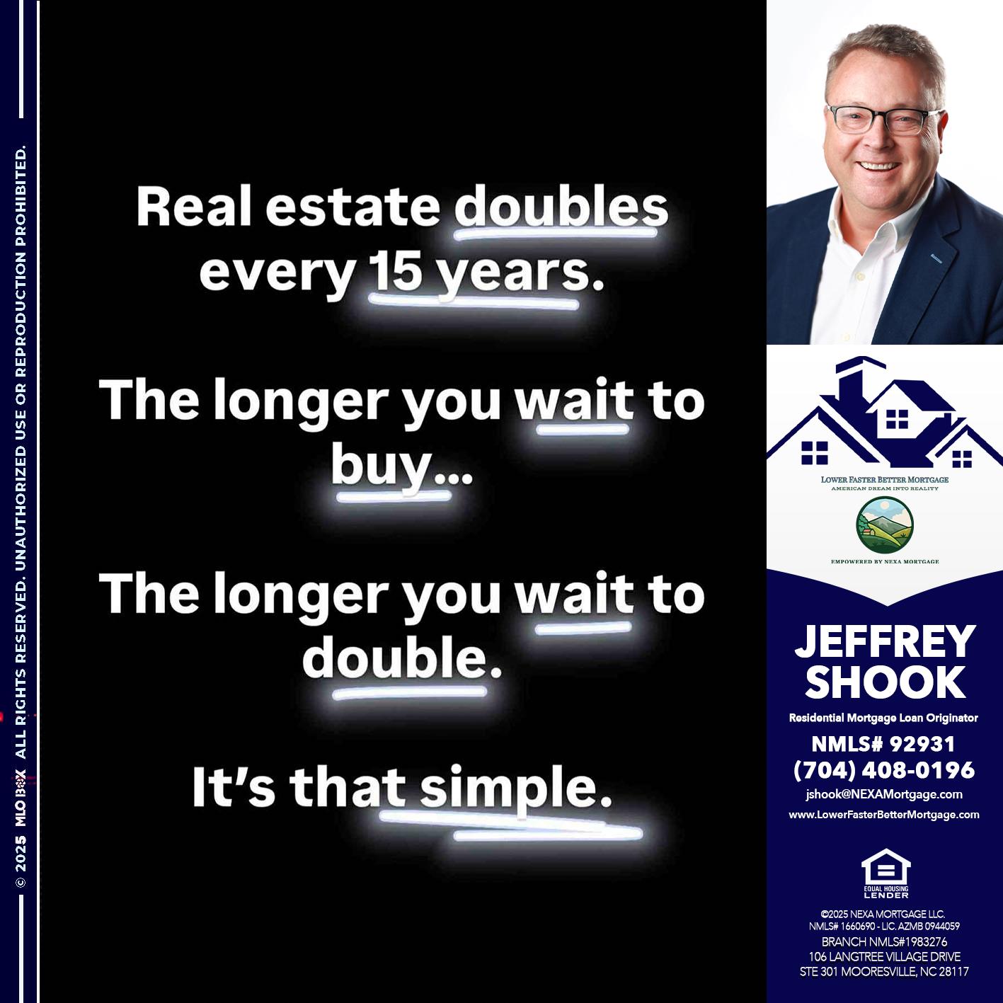 REAL ESTATE - Jeffrey Shook -Residential Mortgage Loan Originator