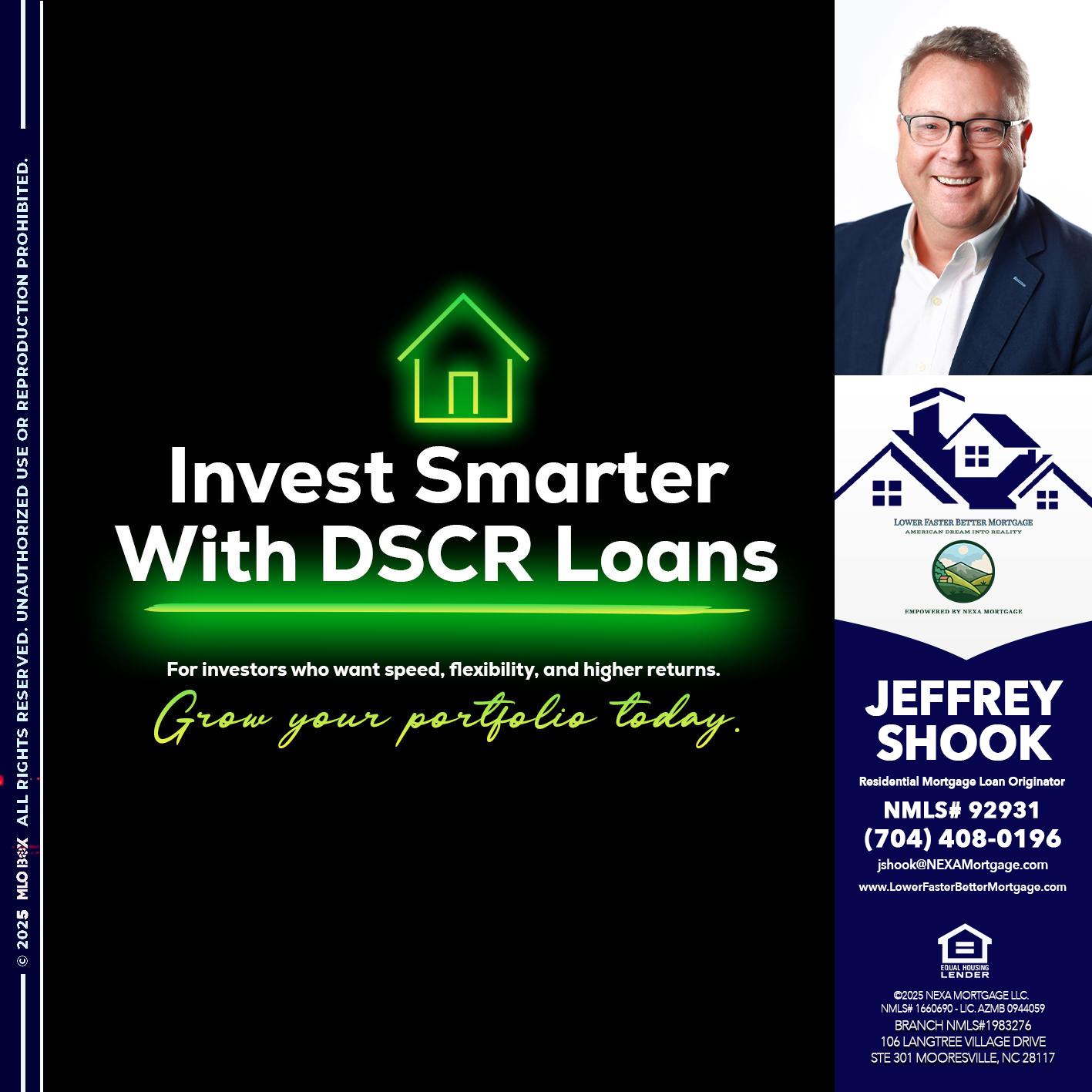 invest smarter - Jeffrey Shook -Residential Mortgage Loan Originator