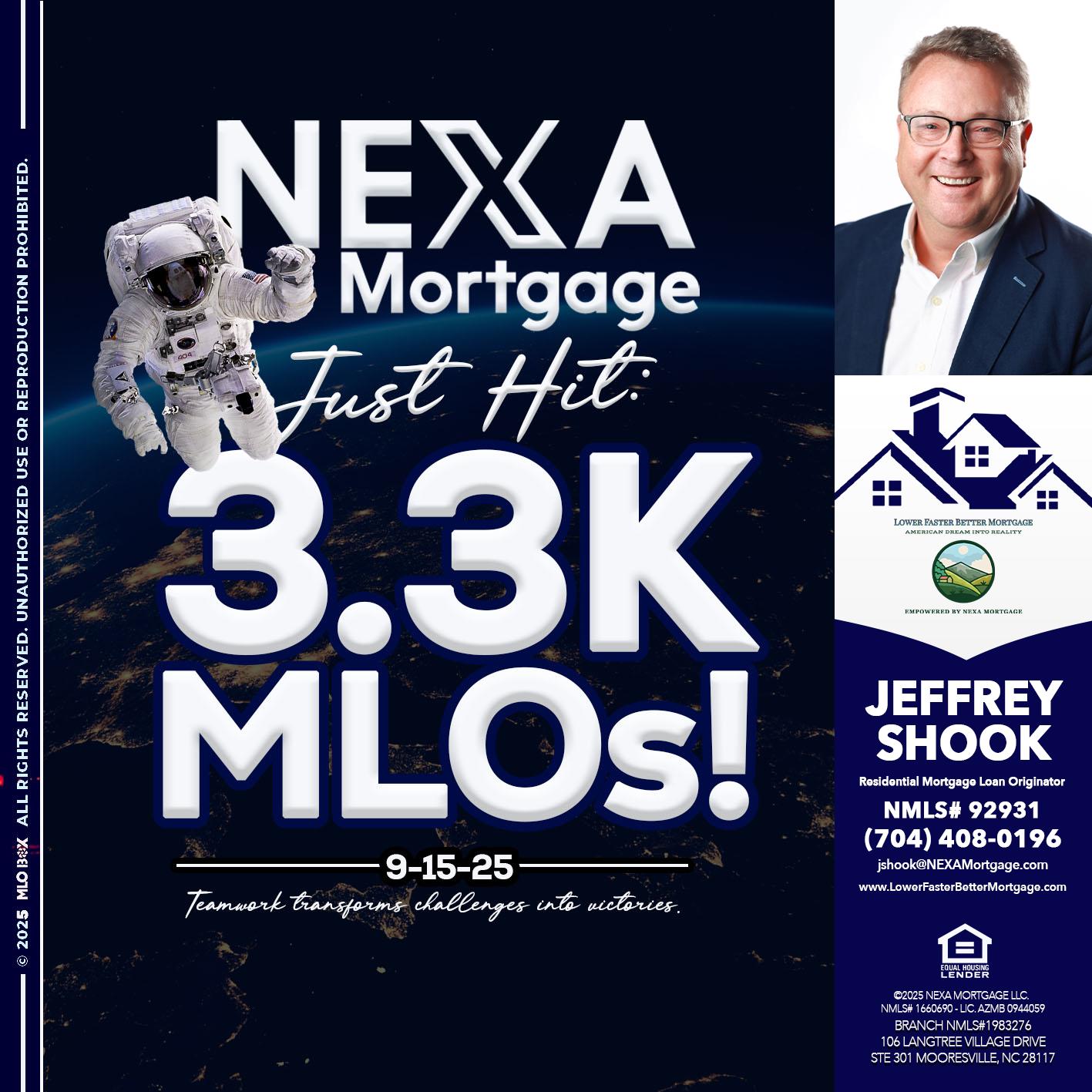 3.3K - Jeffrey Shook -Residential Mortgage Loan Originator