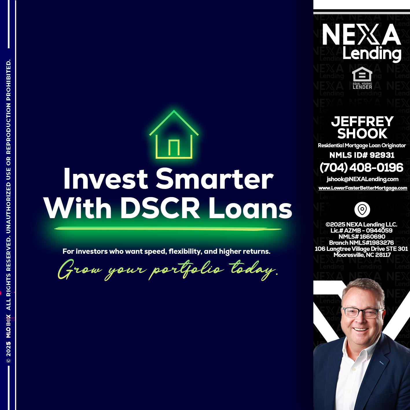 DSCR - Jeffrey Shook -Residential Mortgage Loan Originator