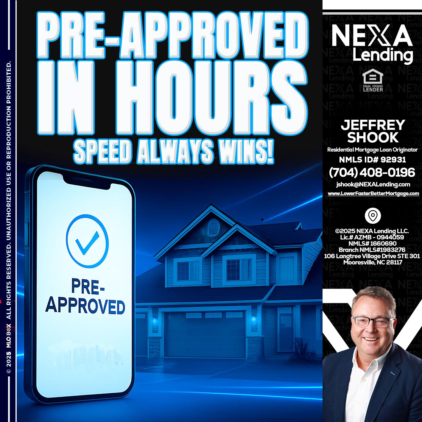 PRE - Jeffrey Shook -Residential Mortgage Loan Originator