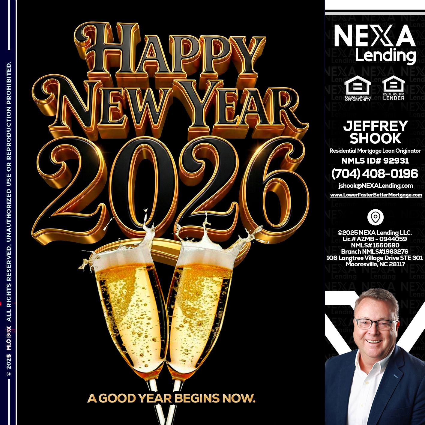 happy new year 2026 - Jeffrey Shook -Residential Mortgage Loan Originator