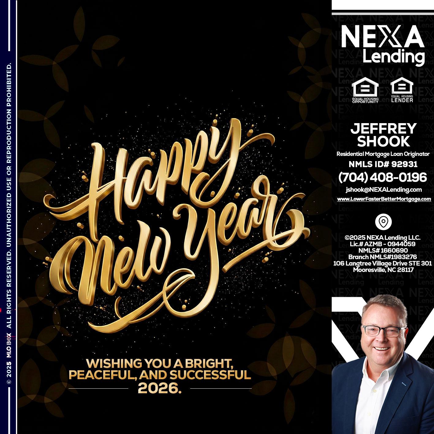 HAPPY NEW YEAR - Jeffrey Shook -Residential Mortgage Loan Originator