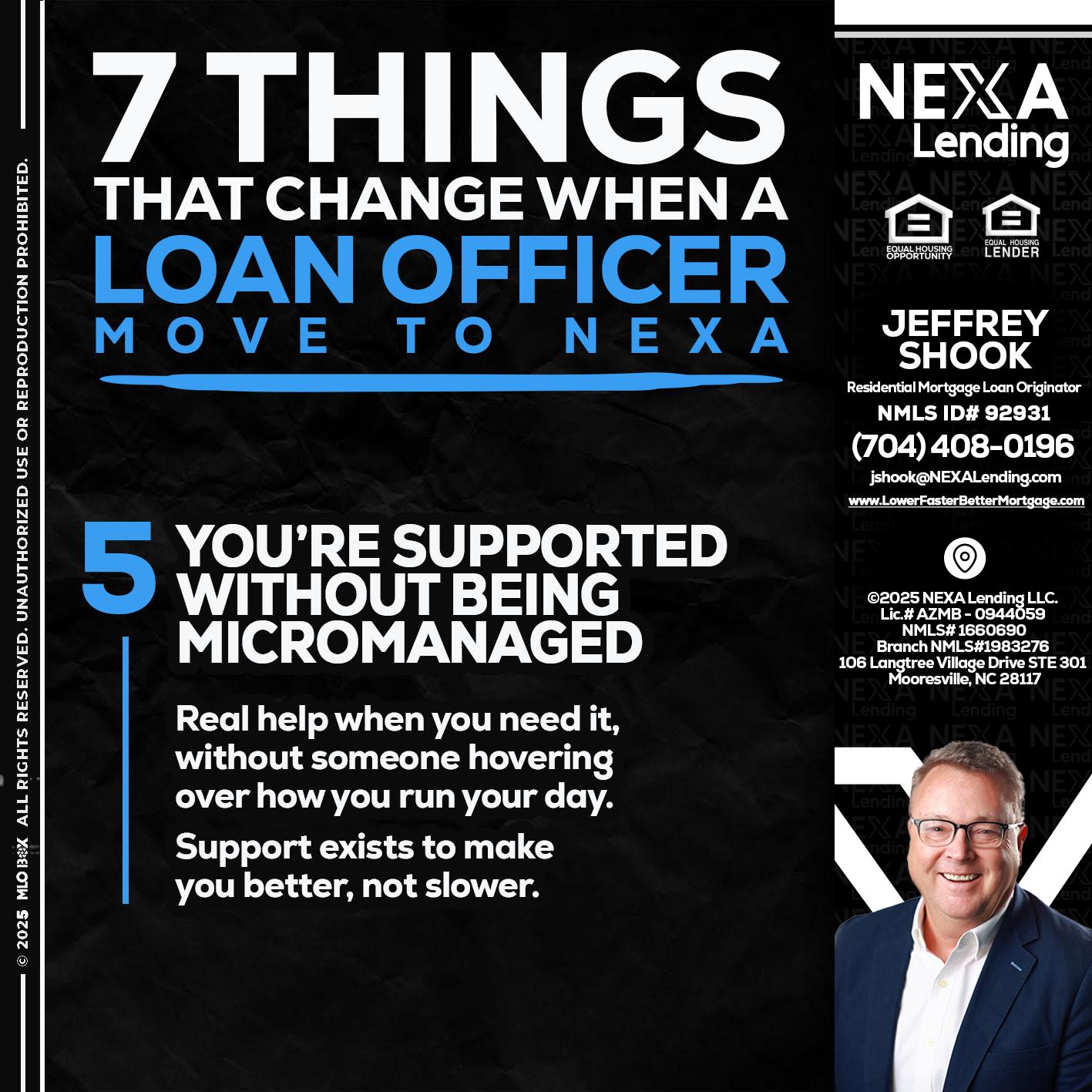 7 THINGS (5) - Jeffrey Shook -Residential Mortgage Loan Originator