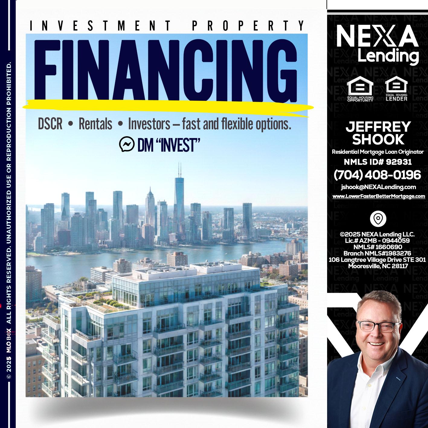 FINANCING - Jeffrey Shook -Residential Mortgage Loan Originator