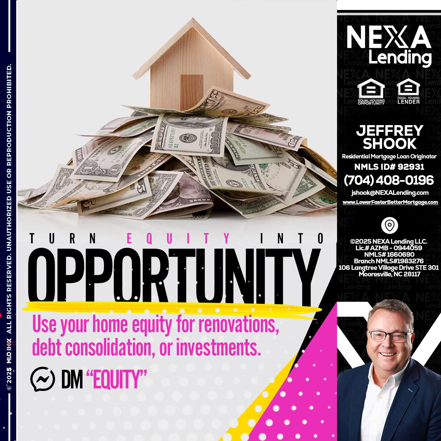 opportunity - Jeffrey Shook -Residential Mortgage Loan Originator
