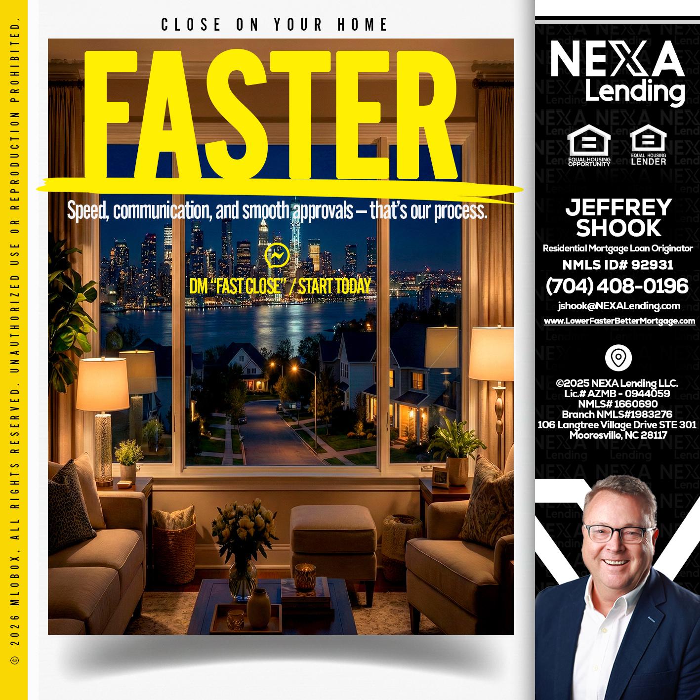 FASTER - Jeffrey Shook -Residential Mortgage Loan Originator