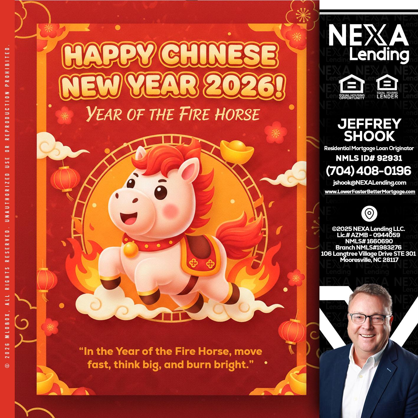 happy Chinese new year - Jeffrey Shook -Residential Mortgage Loan Originator