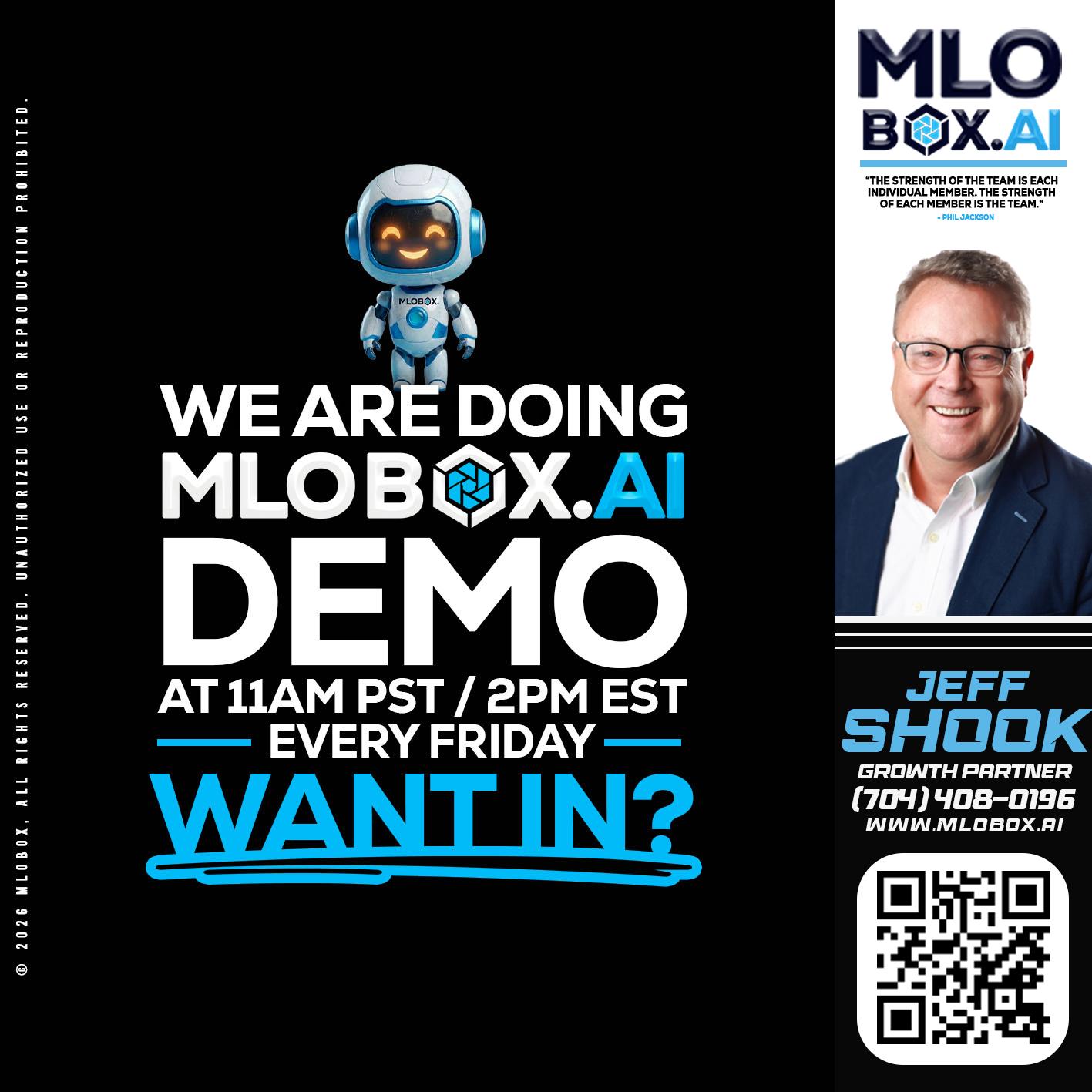 WE ARE DOING - Jeffrey Shook -Residential Mortgage Loan Originator