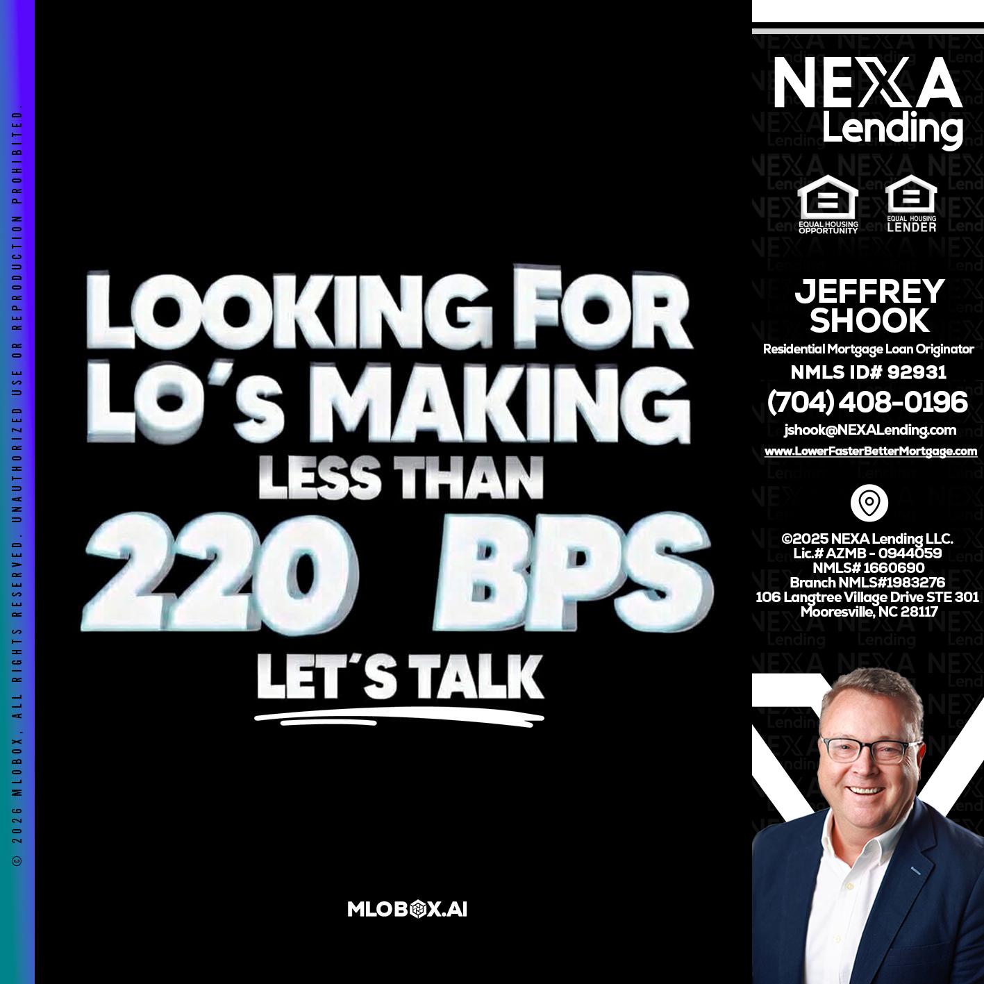 LOOKING FOR - Jeffrey Shook -Residential Mortgage Loan Originator