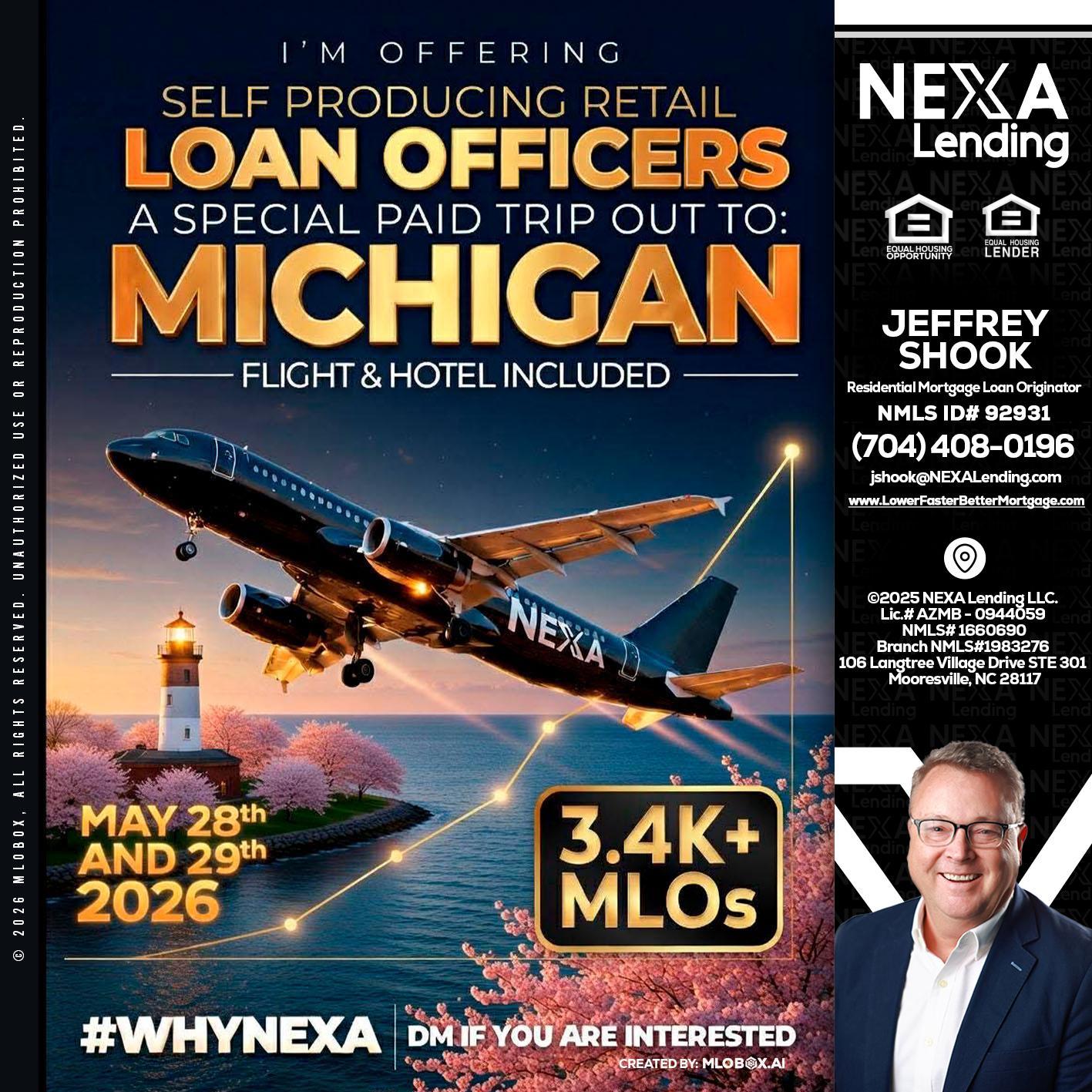 MICHIGAN TRIP - Jeffrey Shook -Residential Mortgage Loan Originator
