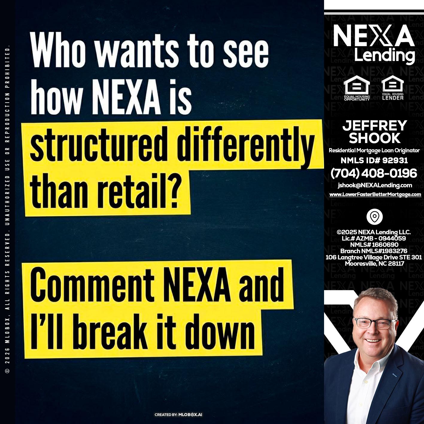 who want to see - Jeffrey Shook -Residential Mortgage Loan Originator