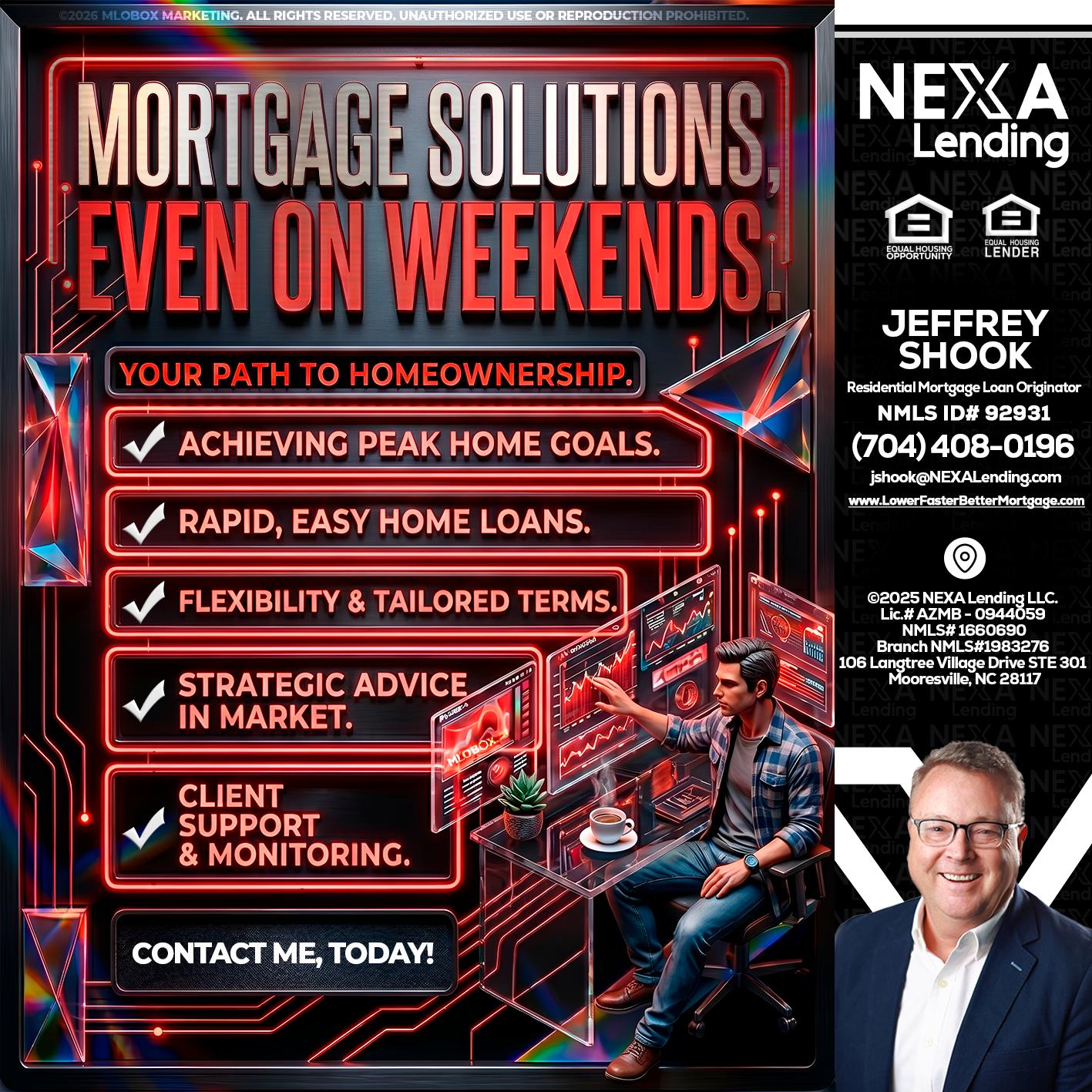 WEEKEND SOLUTIONS - Jeffrey Shook -Residential Mortgage Loan Originator