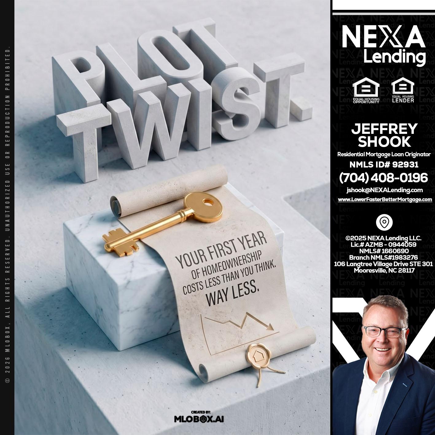 PLOT TWIST - Jeffrey Shook -Residential Mortgage Loan Originator