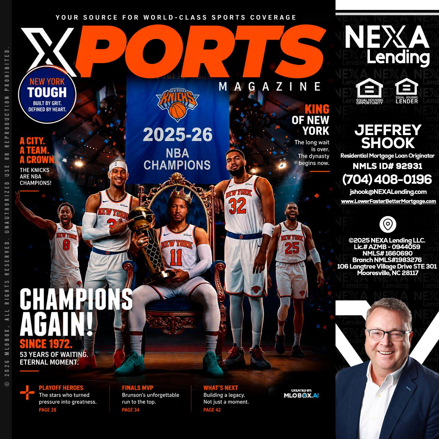 XPORTS MAGAZINE - Jeffrey Shook -Residential Mortgage Loan Originator